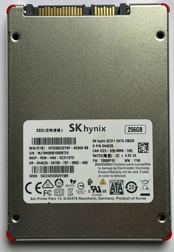 Hynix sc311 256gb sata - hynix,